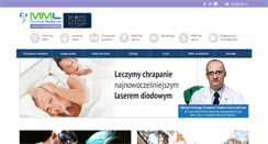 Desktop Screenshot of niechrapanie.pl
